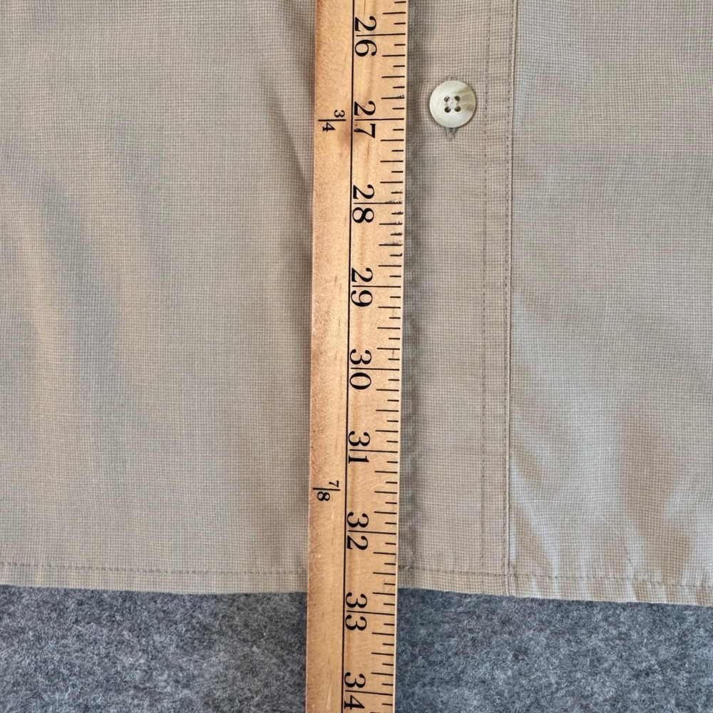 ExOfficio XL Khaki Insect Shield Ventilated Ripstop Mens Hiking Fishing Shirt - Picture 12 of 16